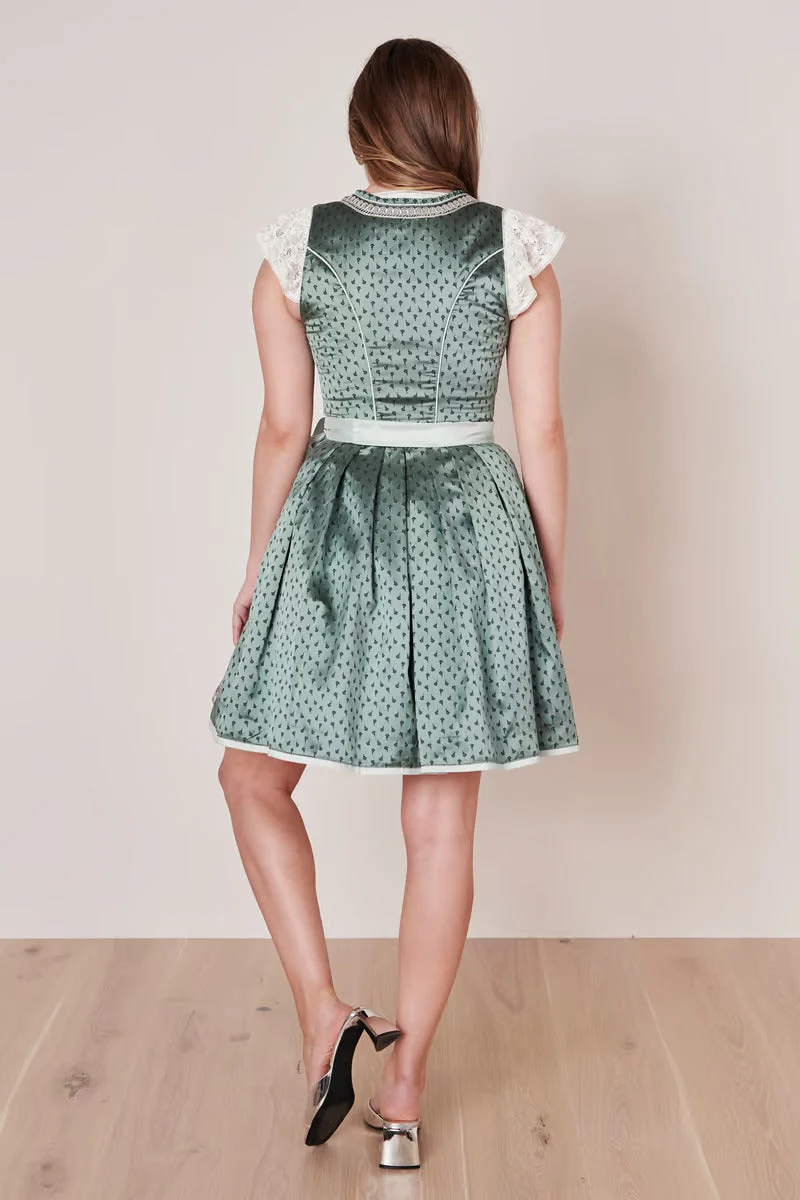 Kruger Hira Mini Dirndl, Green — 50cm 2pc Set
