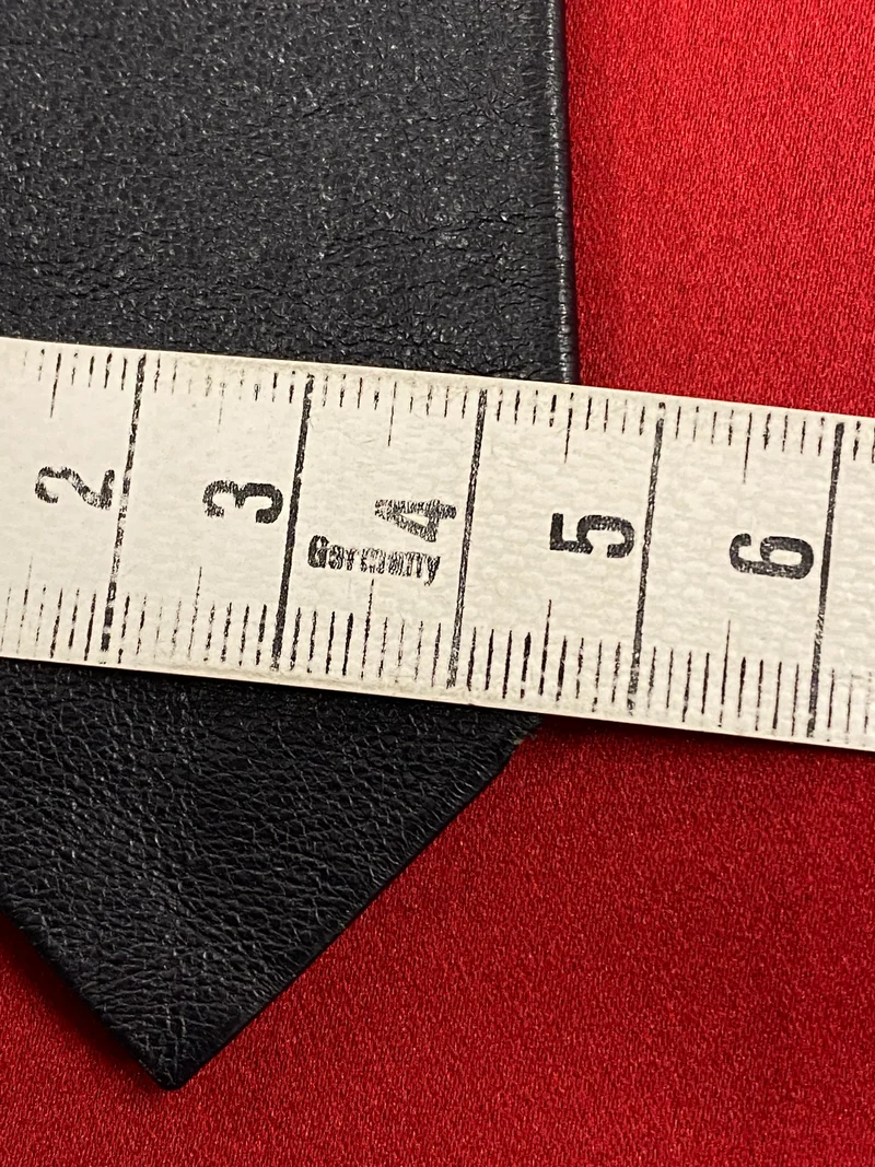 Vintage Lederkrawatte Dunkelbraun – Herren Krawatte aus echtem Leder