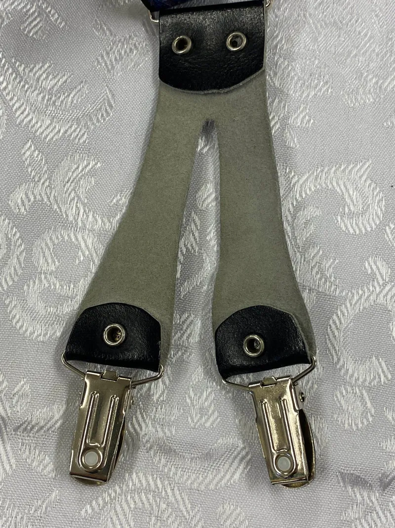 Gemusterte Vintage Hosenträger Y-Form