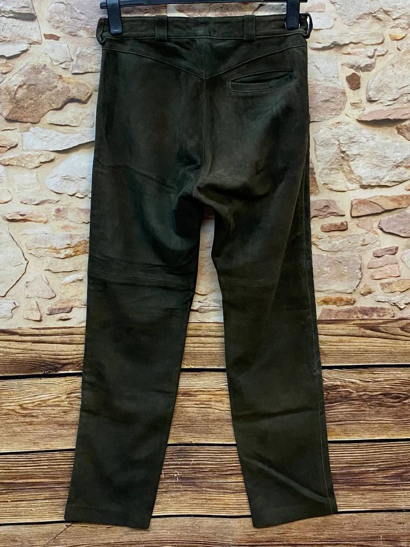 Vintage Country Line Trachtenlederhose Herren lang, Gr. 46