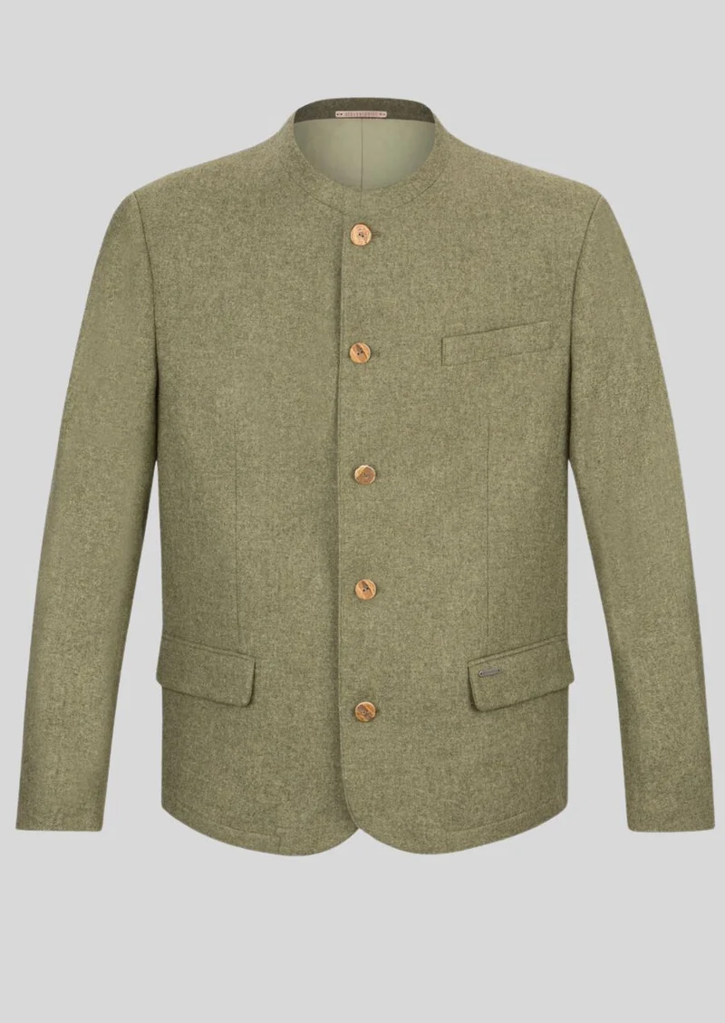 Mens Olive Green Trachten Jacket