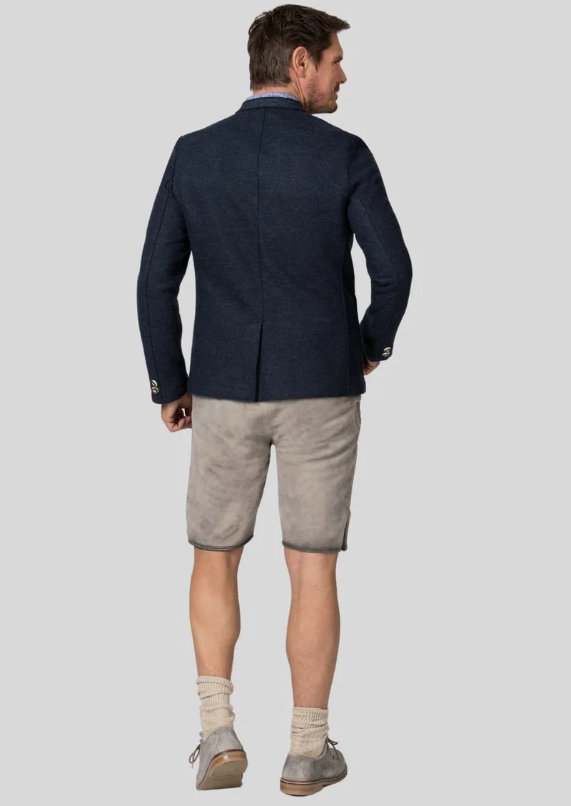 Mens Navy Trachten Jacket Fit