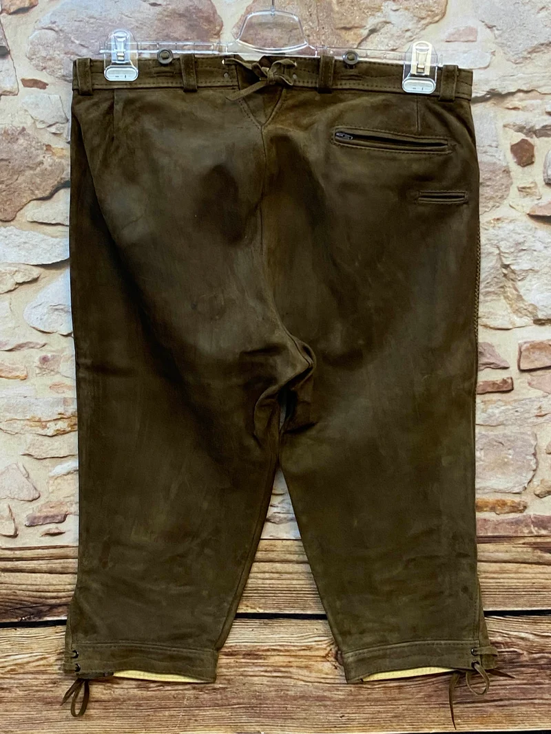 Vintage Beckert Lederhose Gr. 48 dunkelbraun