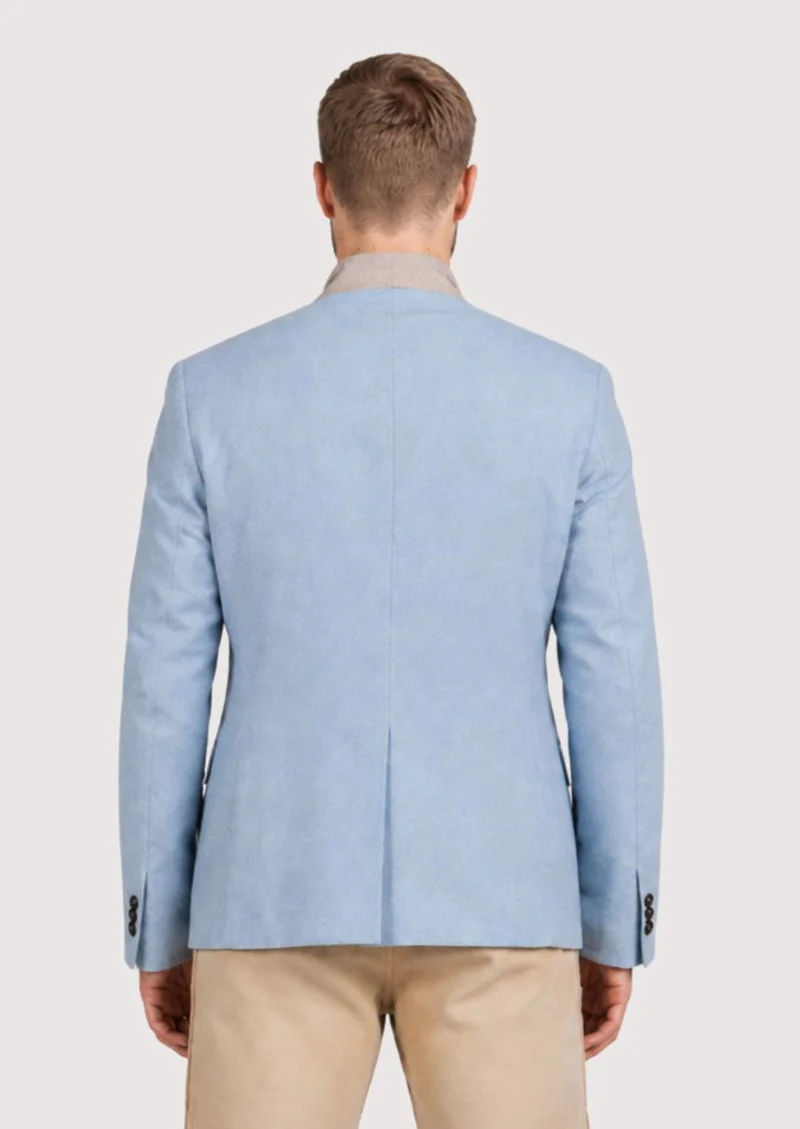 Mens Light Blue Trachten Jacket
