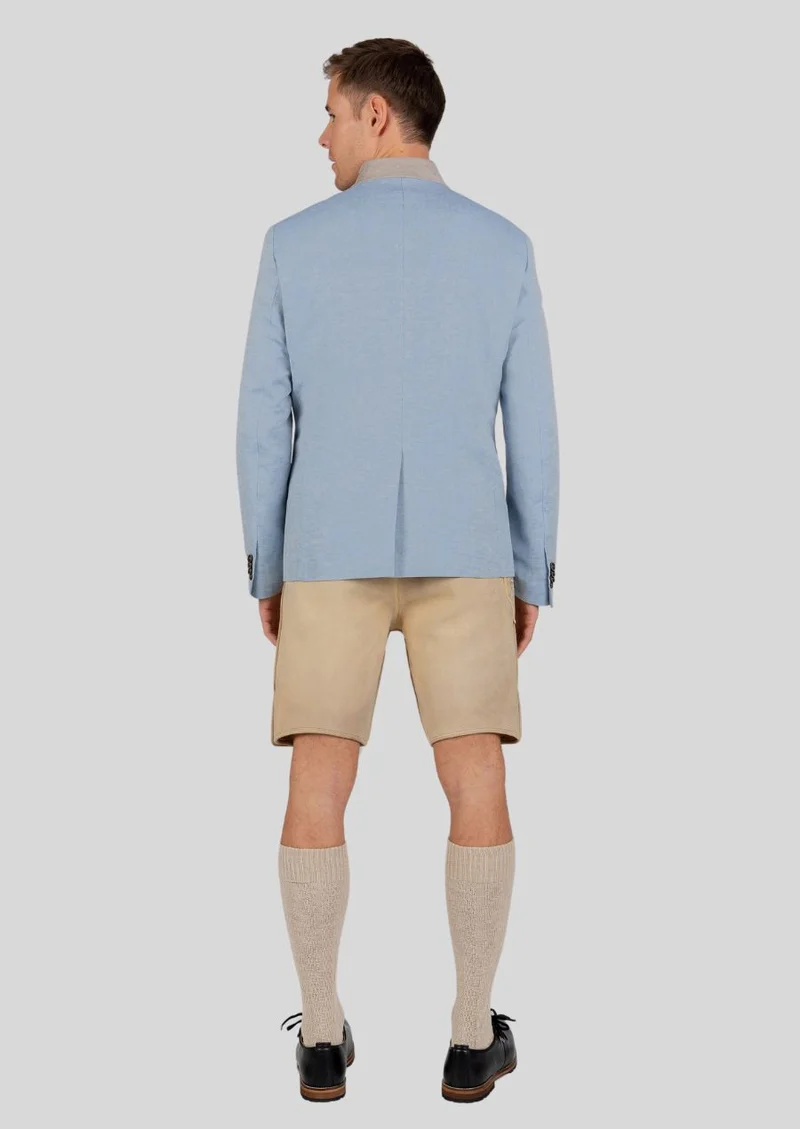 Mens Light Blue Trachten Jacket