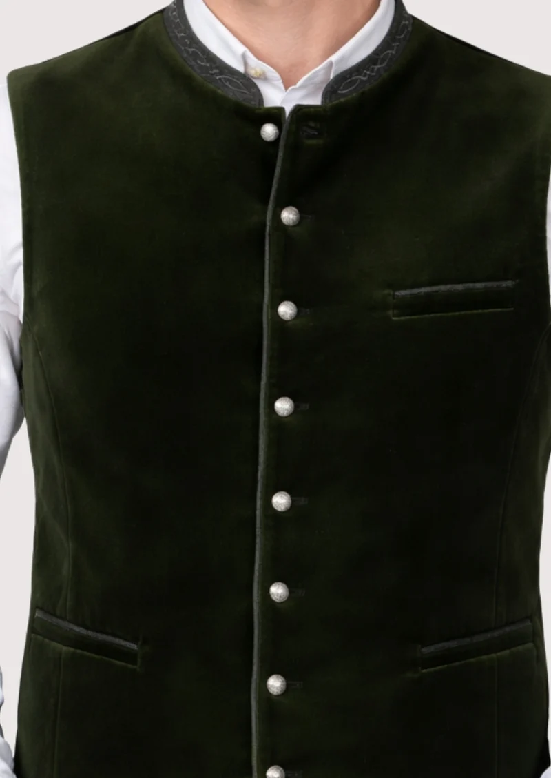 Mens Dark Green Alpine Vest Top