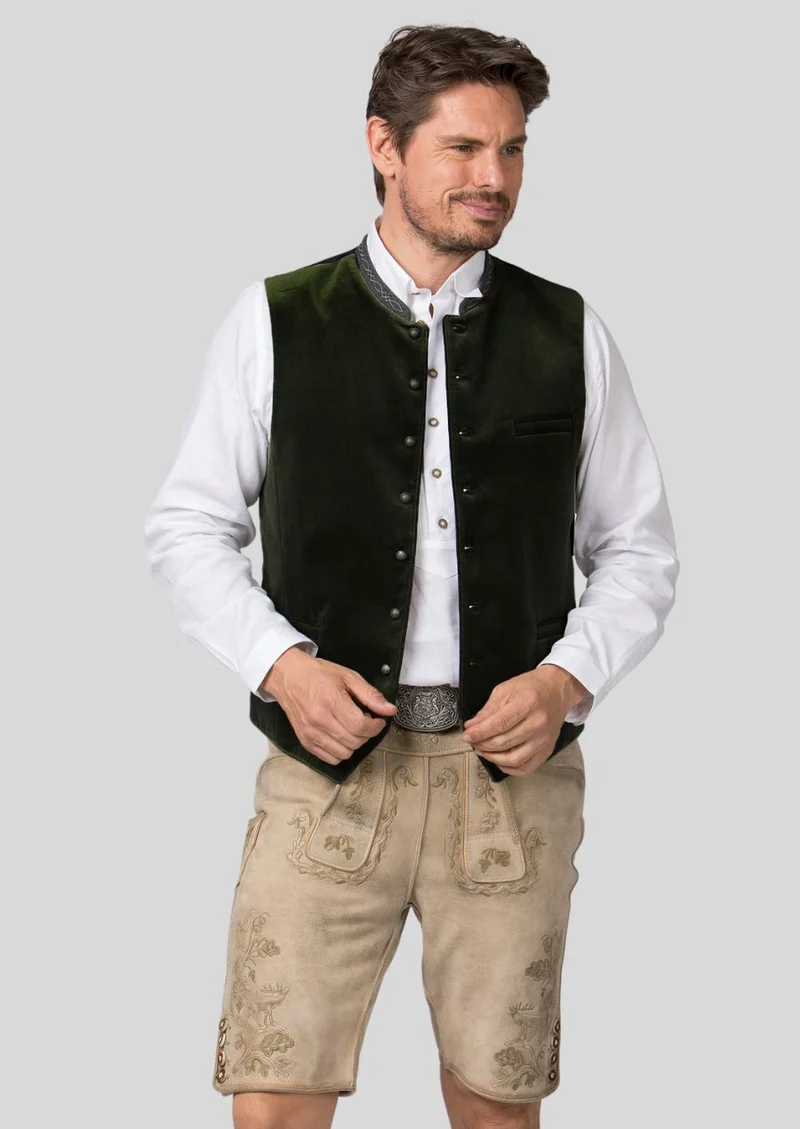 Mens Dark Green Alpine Vest Top