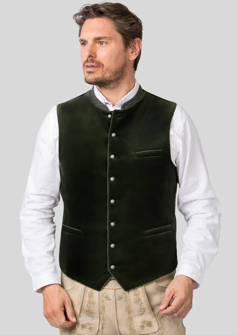 Mens Dark Green Alpine Vest Top