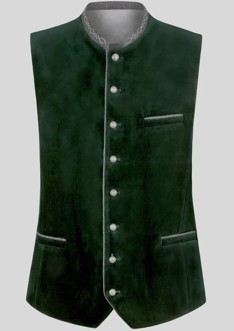 Mens Dark Green Alpine Vest Top