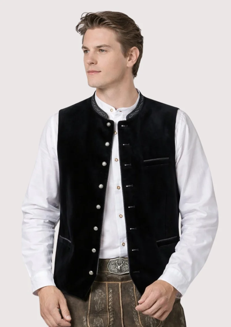 Look Sharp at Oktoberfest Men's Trachten Vests