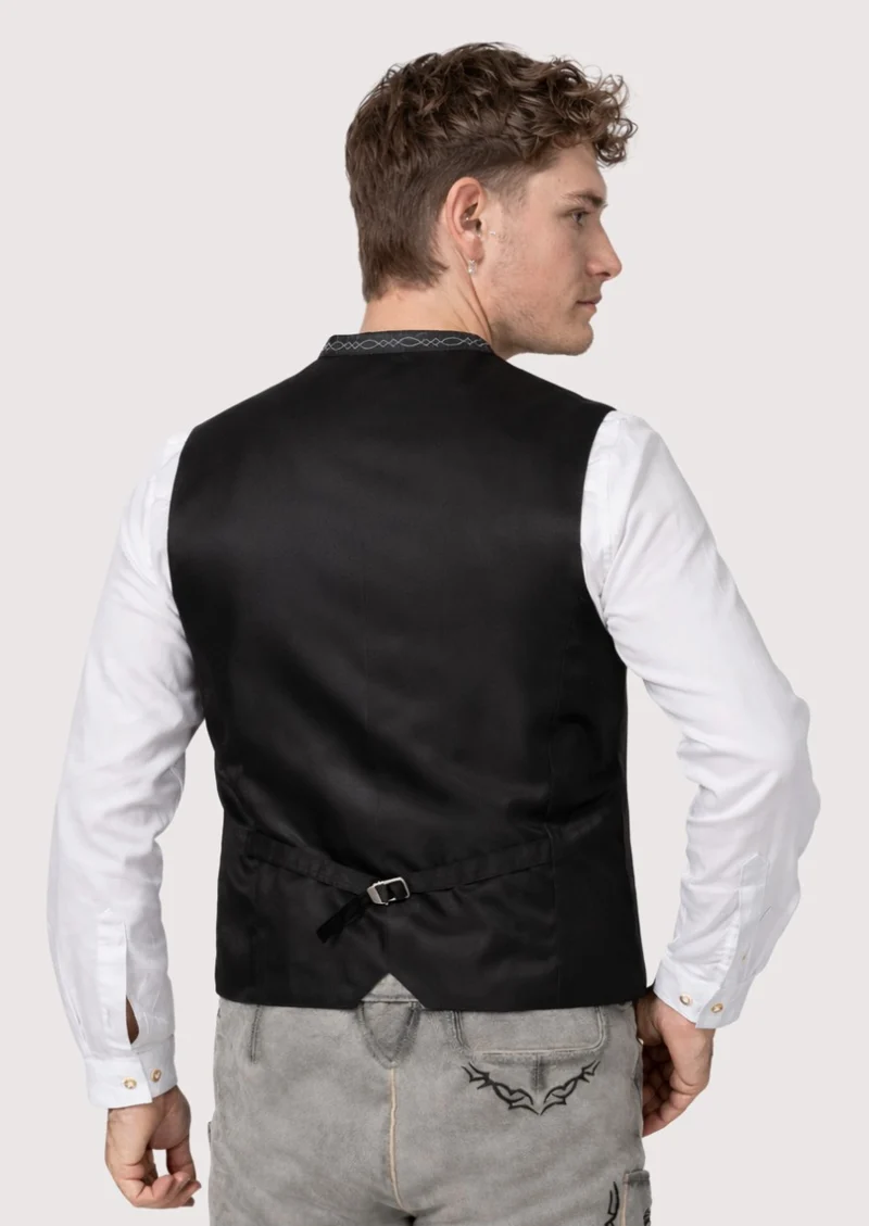 Mens Alpine Red Traditional Vest
