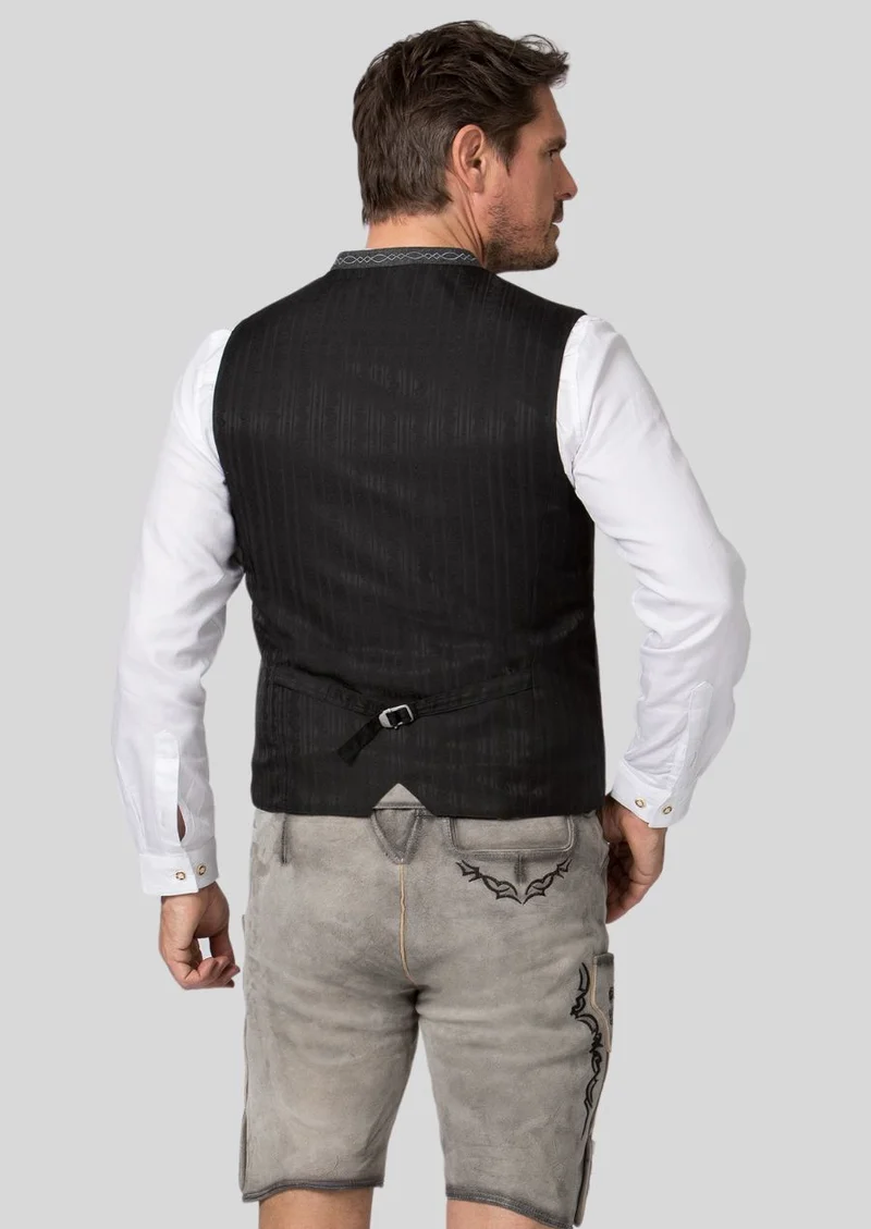 Mens Alpine Red Traditional Vest