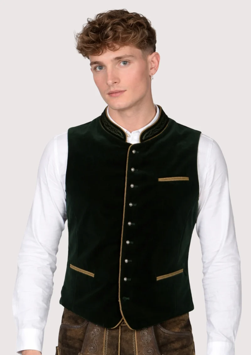 Mens Green Alpine Classic Vest Top
