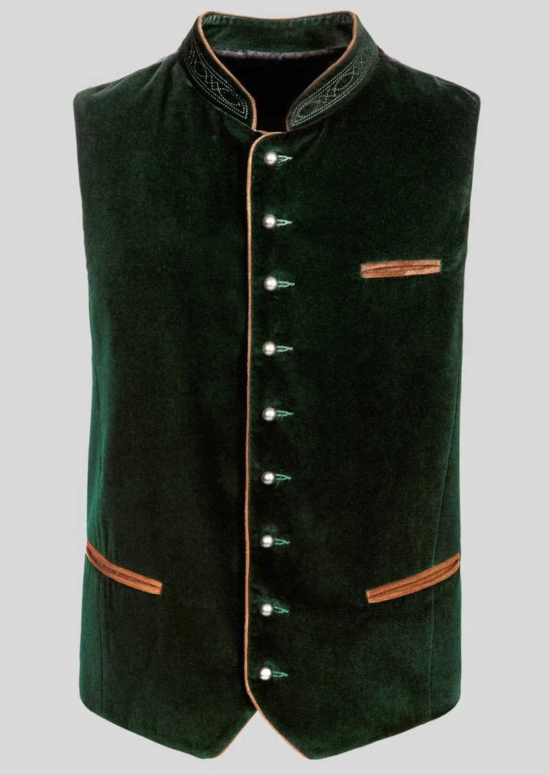 Mens Green Alpine Classic Vest Top
