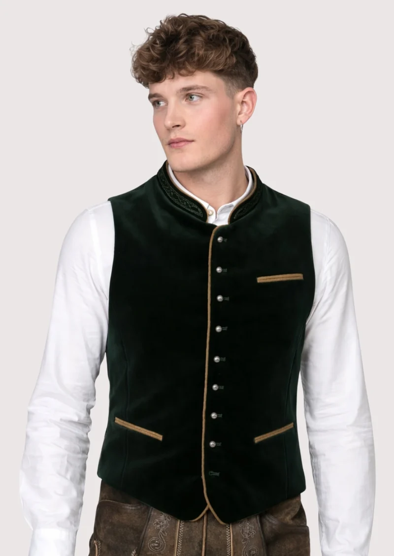 Mens Green Alpine Classic Vest Top