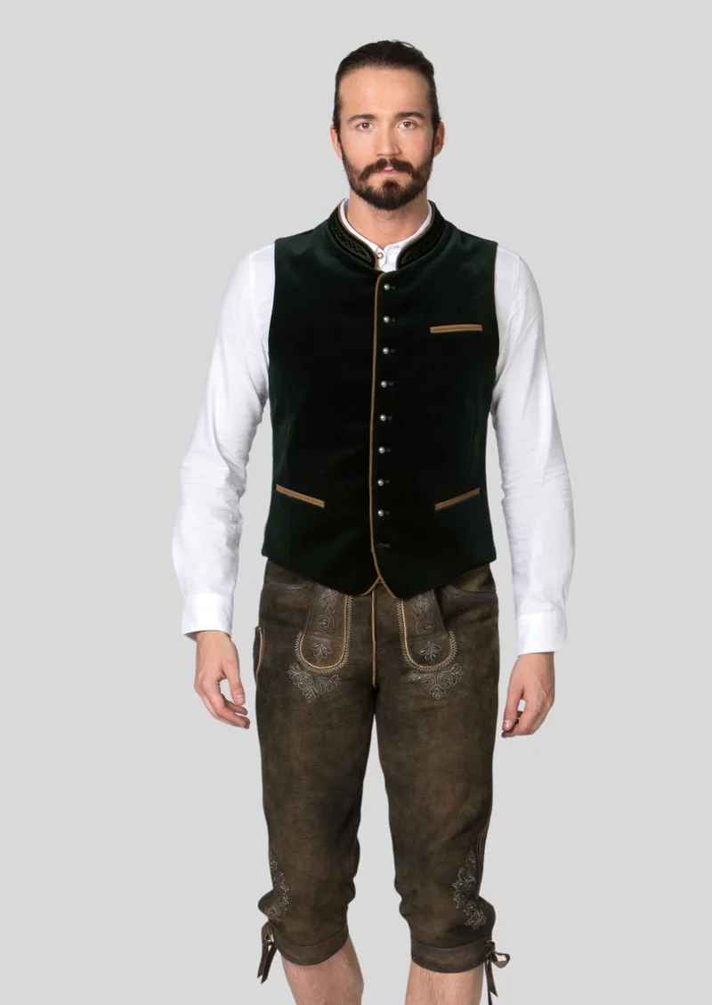 Mens Green Alpine Classic Vest Top