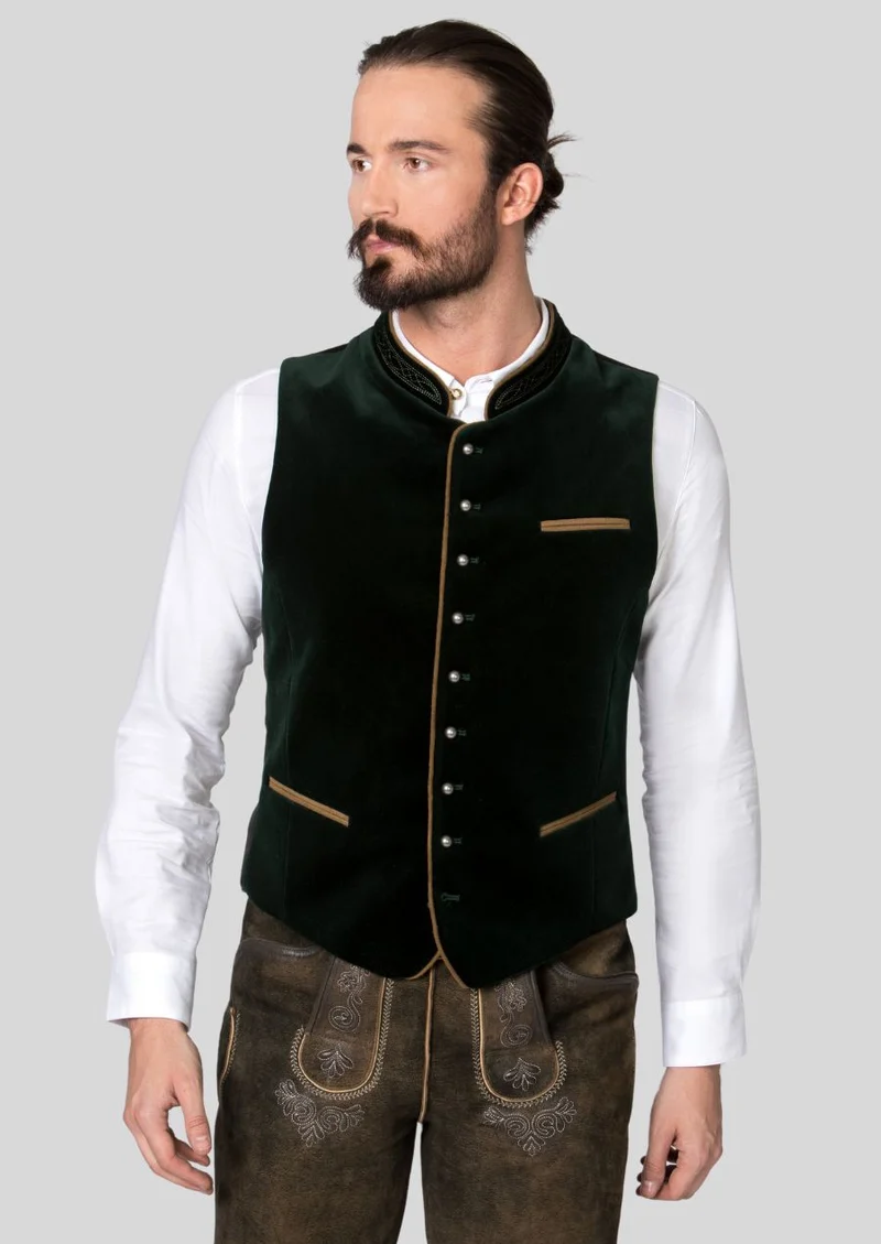 Mens Green Alpine Classic Vest Top
