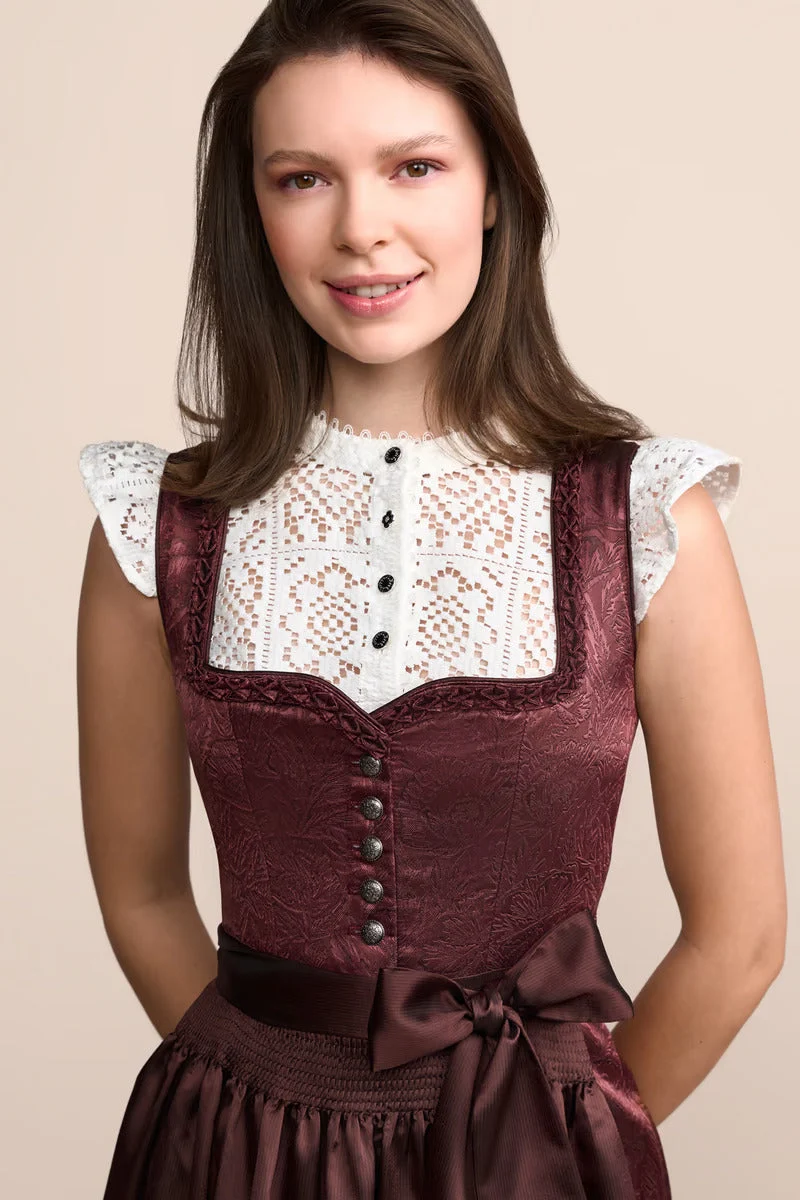 Kruger Carline Midi Dirndl, Red — 60cm 2pc Set