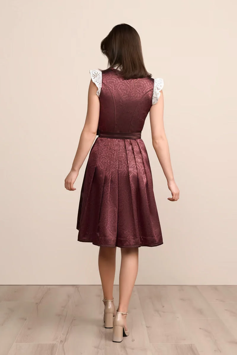 Kruger Carline Midi Dirndl, Red — 60cm 2pc Set
