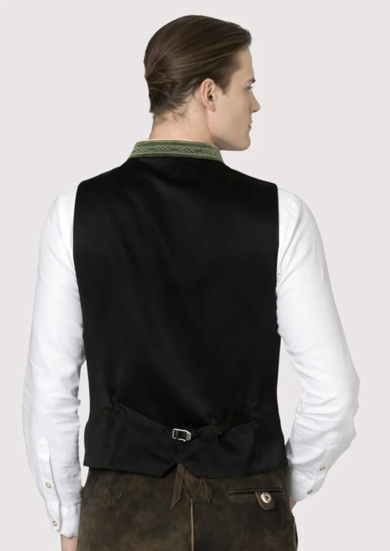 Mens Bavarian Green Alpine Vest