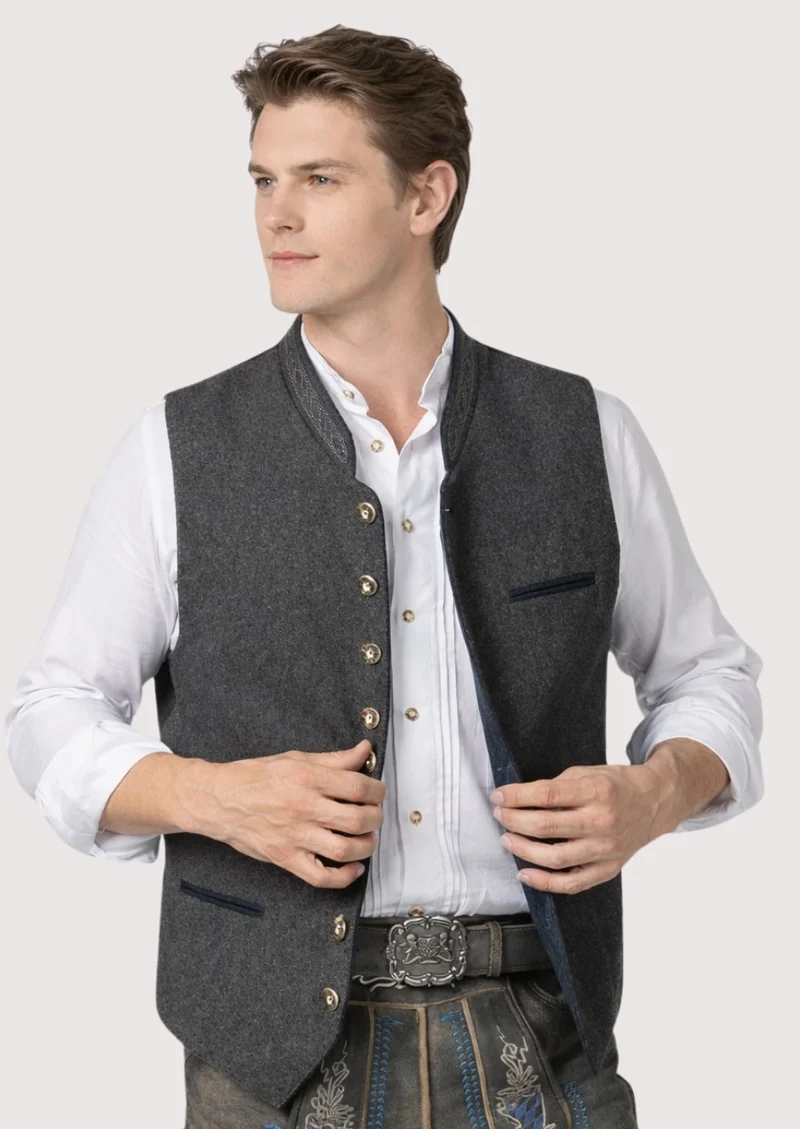 Mens Grey Alpine Classic Vest Top