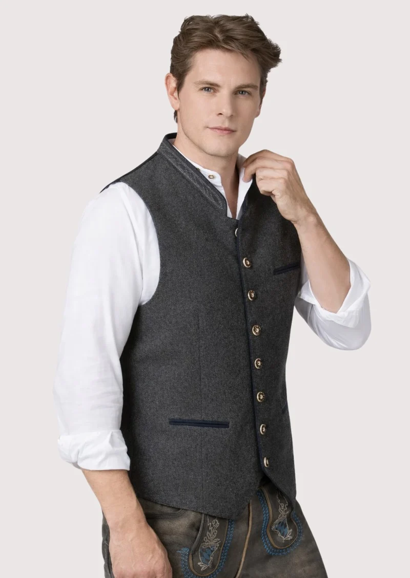 Mens Grey Alpine Classic Vest Top