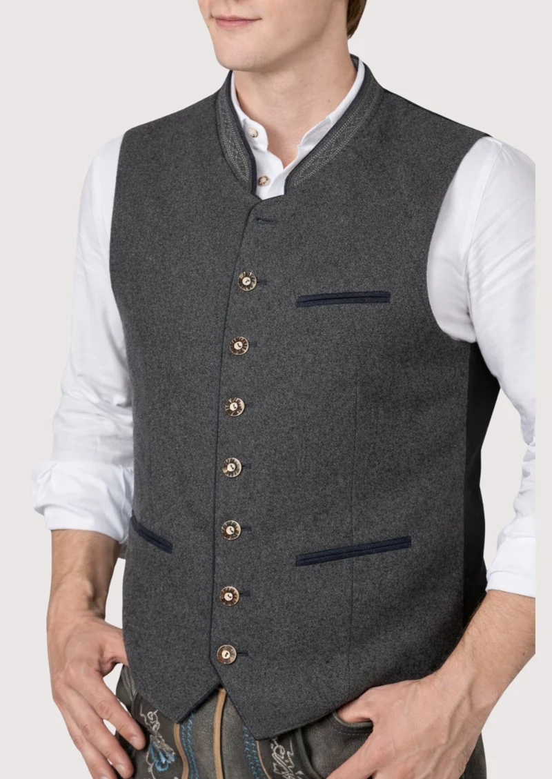 Mens Grey Alpine Classic Vest Top