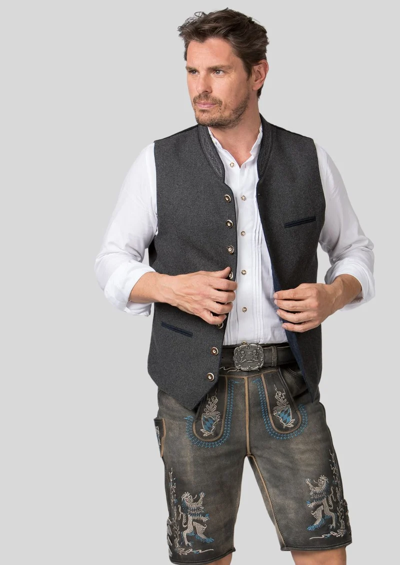 Mens Grey Alpine Classic Vest Top