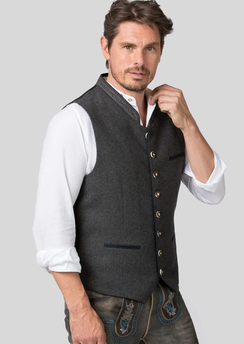 Mens Grey Alpine Classic Vest Top