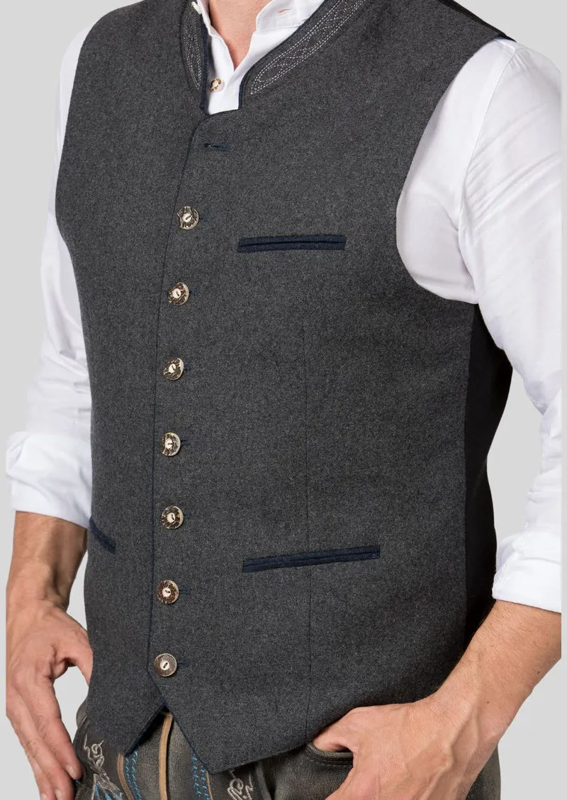 Mens Grey Alpine Classic Vest Top