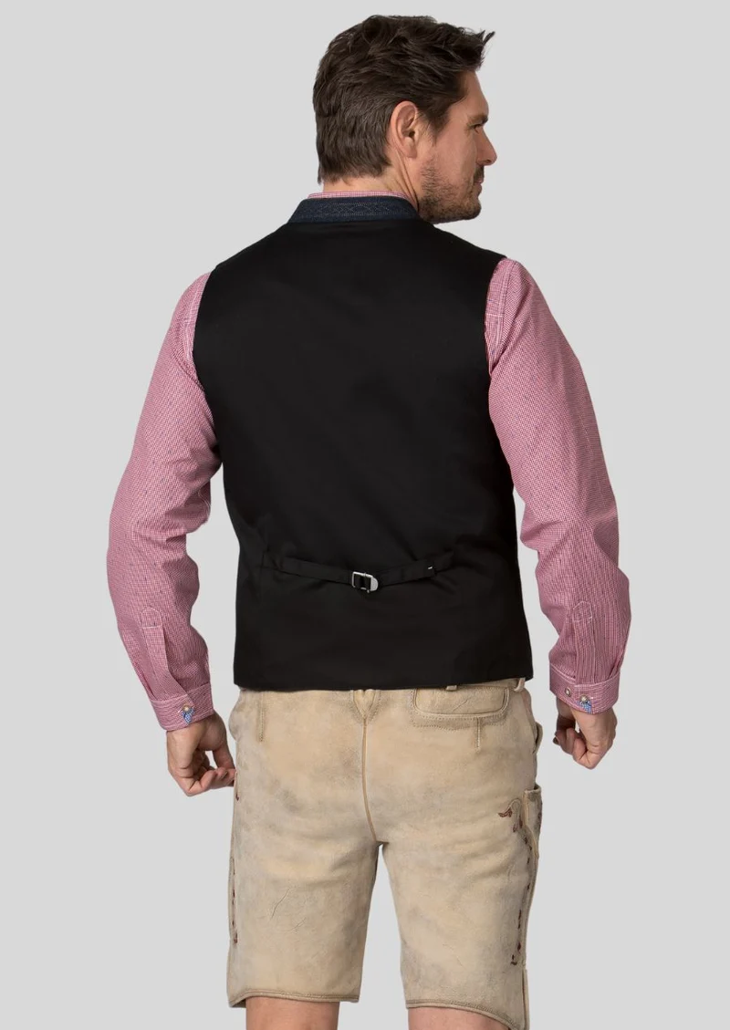 Culturally Inspired Men's Bavarian Trachten Vest