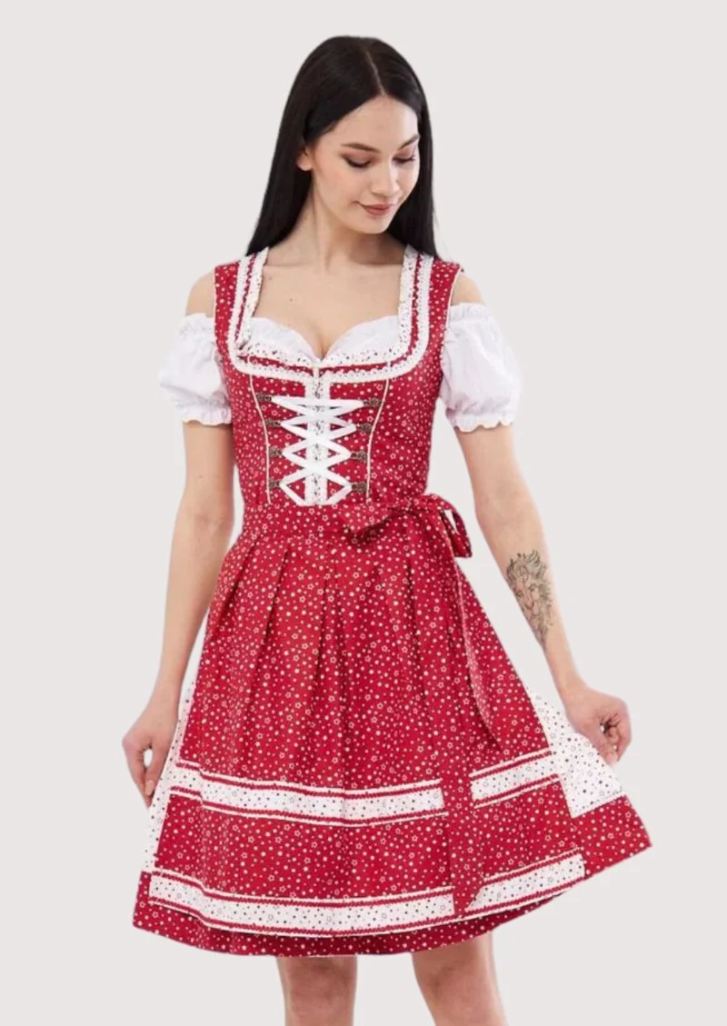 Women’s Cherry Red Dirndl Outfit