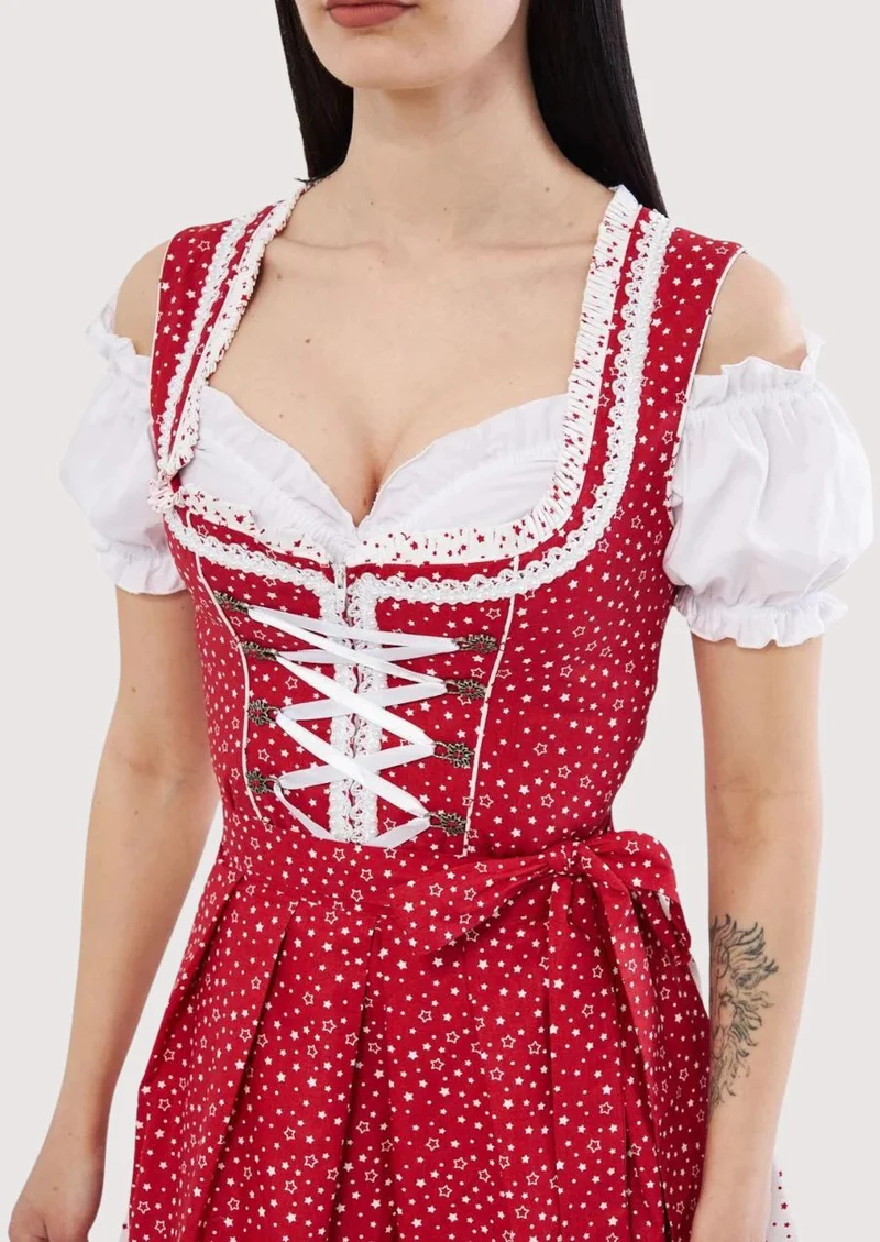 Women’s Cherry Red Dirndl Outfit