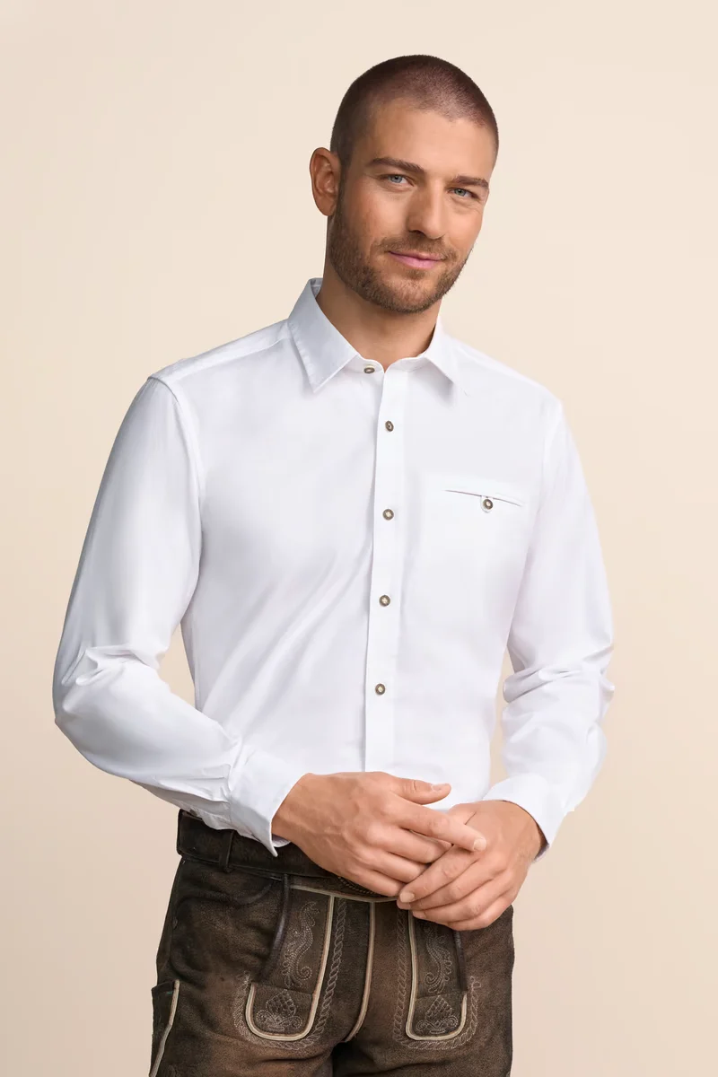 Kruger Traditional Shirt "Tito" white
