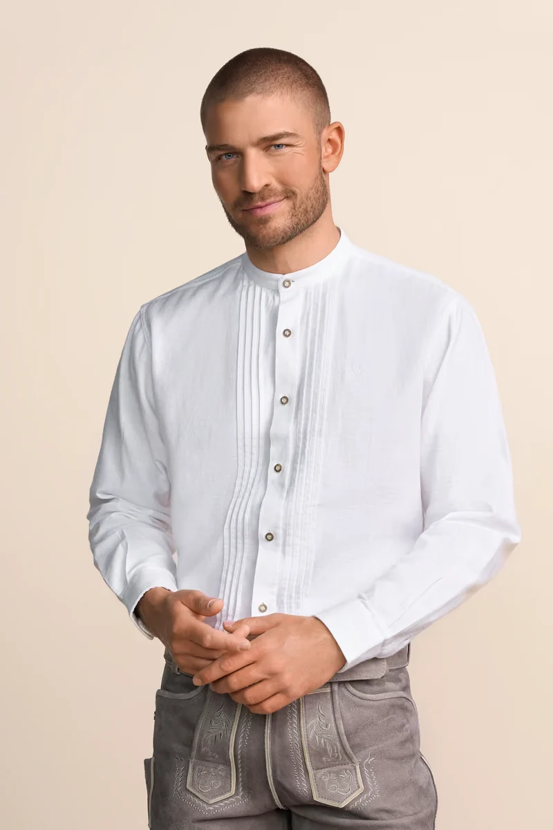 Kruger Traditional Long Sleeve Shirt "Arion" white