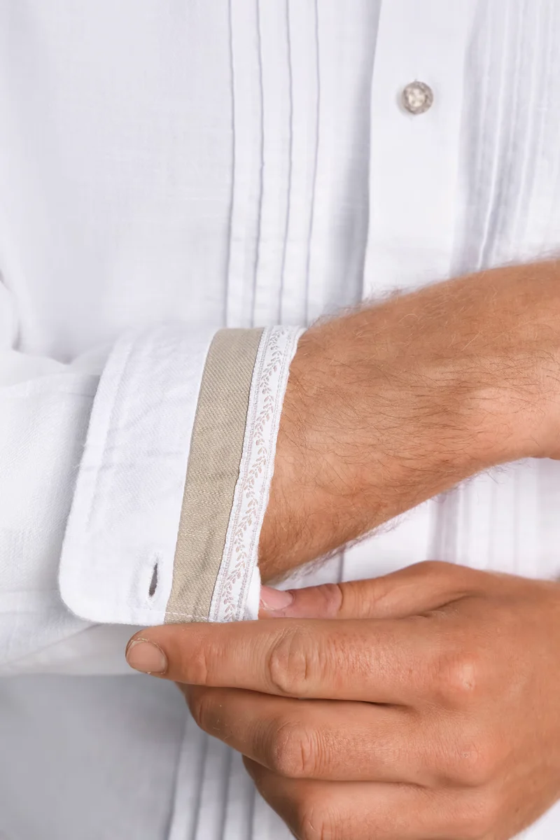 Kruger Traditional Long Sleeve Shirt "Arion" white