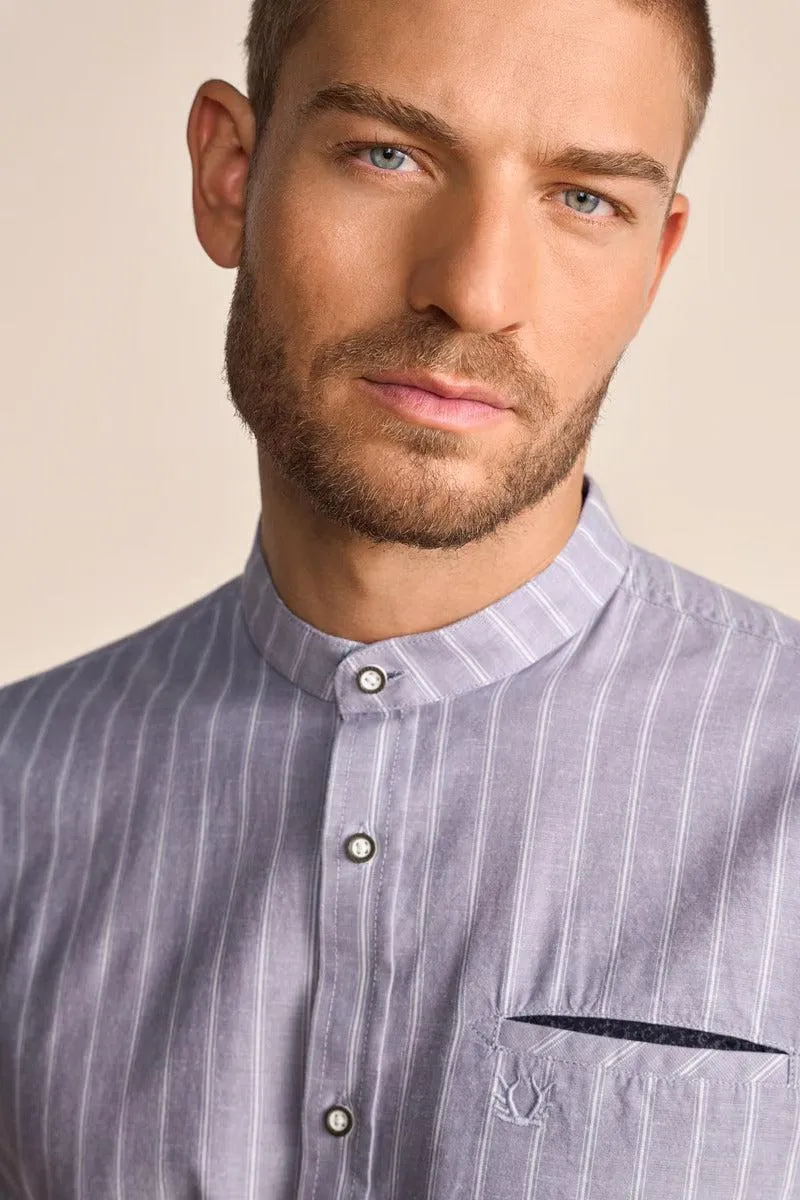 Kruger Traditional Long Sleeve Shirt "Samir" gray