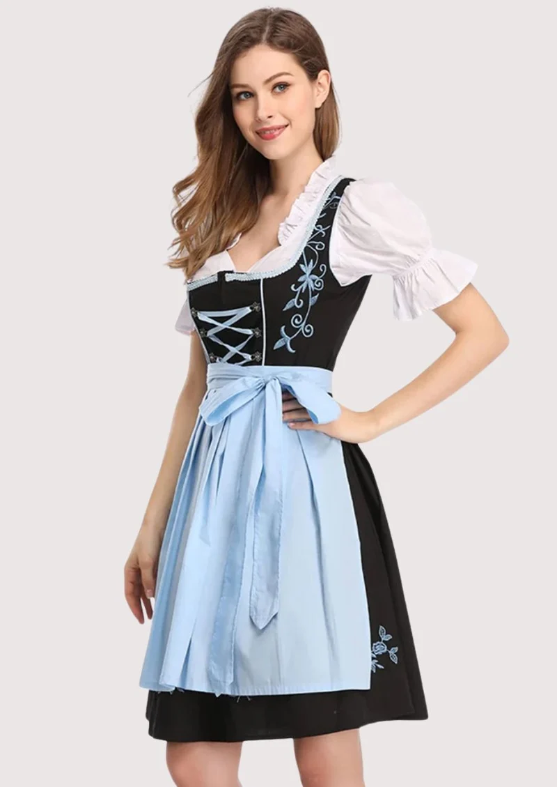 Women’s Sky Blue Dirndl Outfit