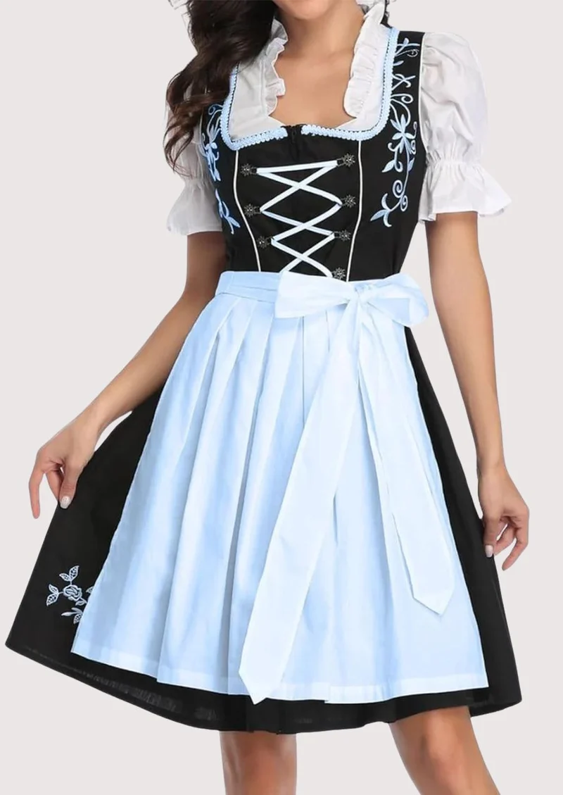 Women’s Sky Blue Dirndl Outfit