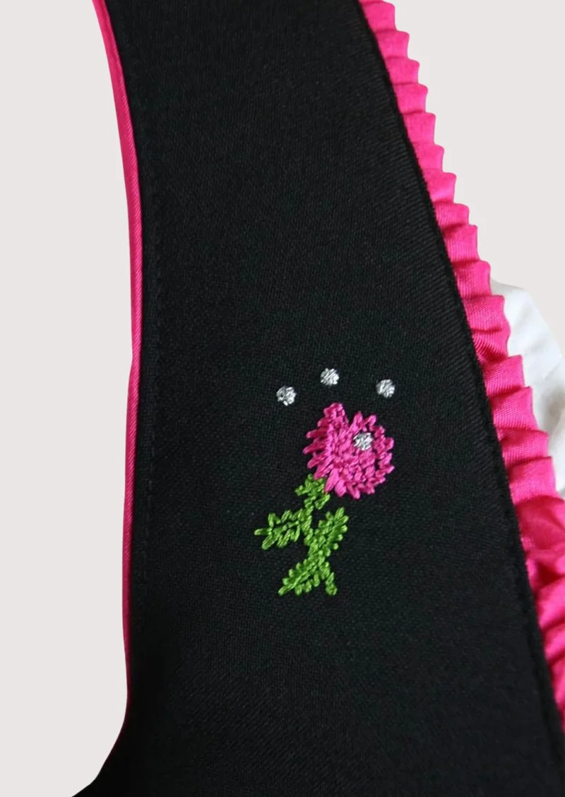 Women’s Black Pink Dirndl Dress
