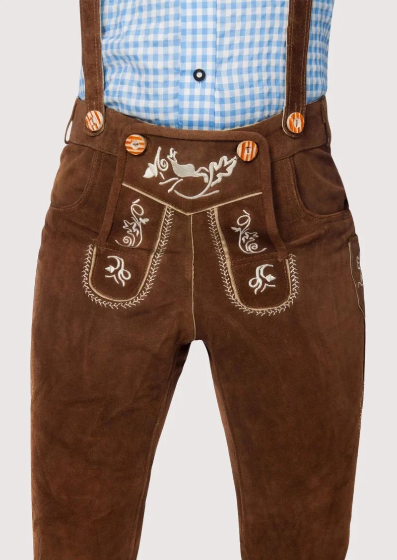 Brown Suede Women’s Bundhosen
