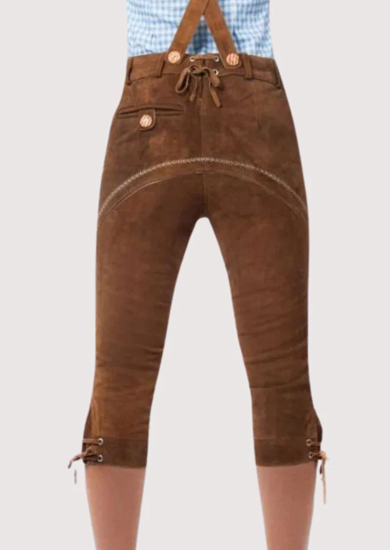 Brown Suede Women’s Bundhosen