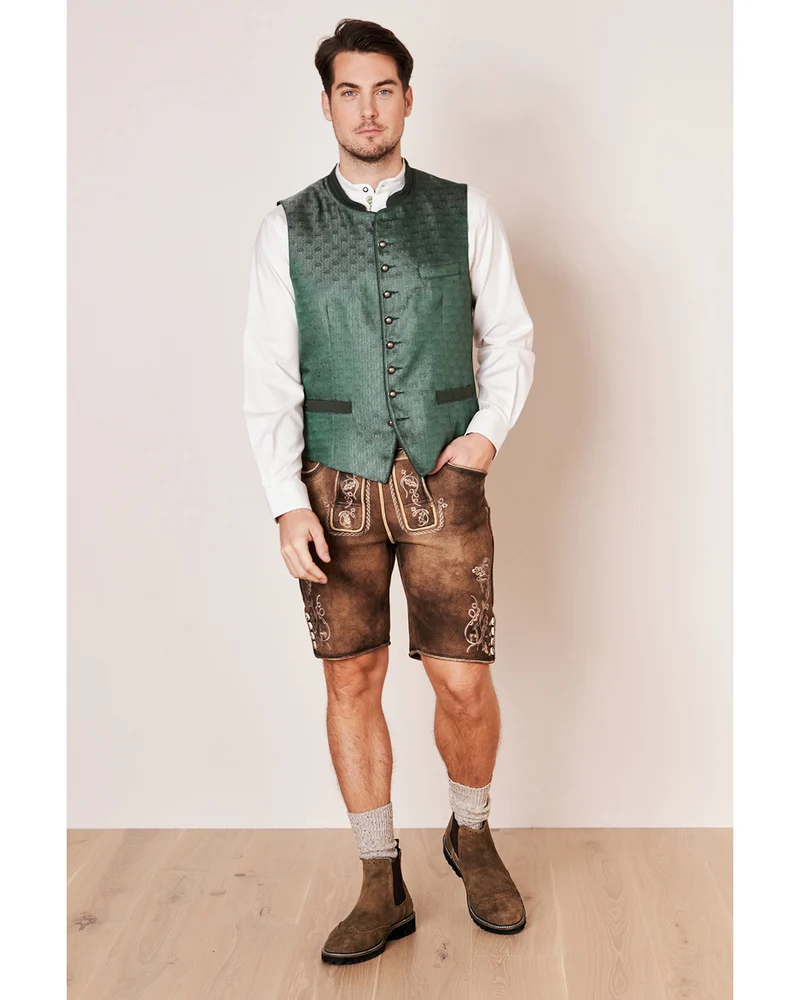 Krüger BUAM Trachten Weste "Theodor" 951167 | Grün