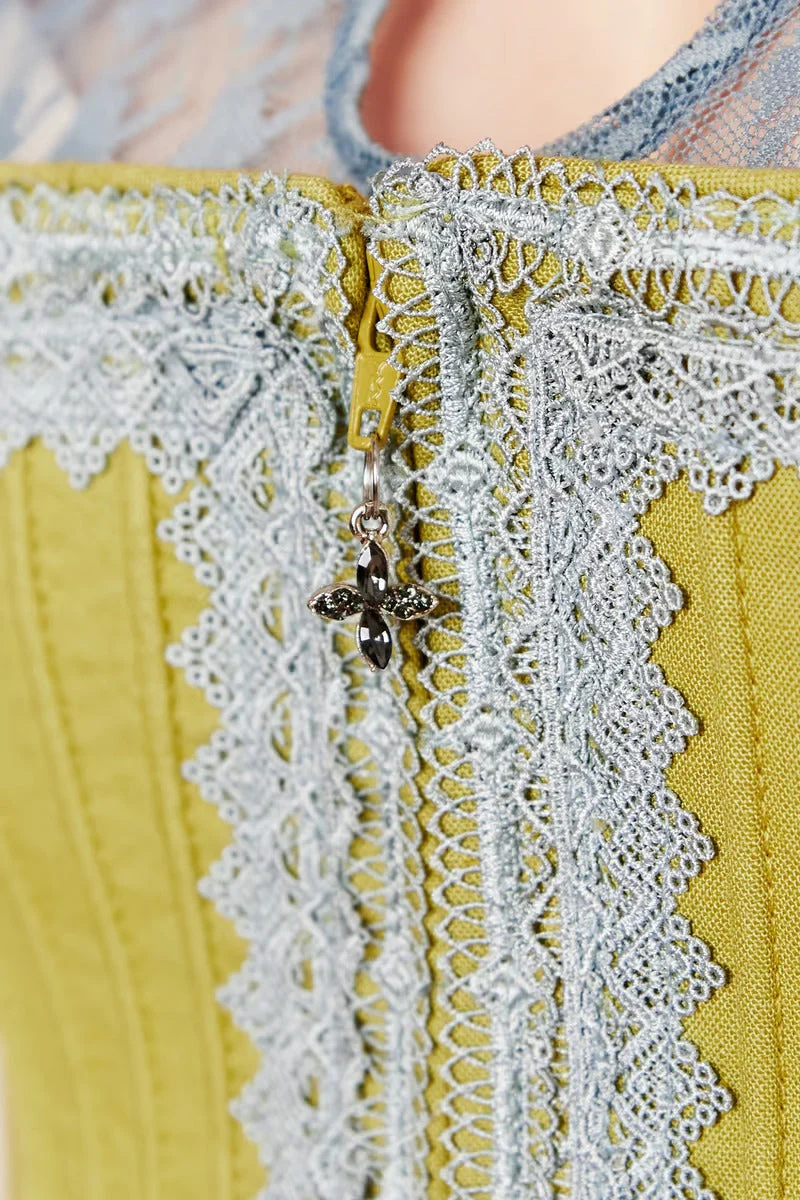 Kruger Eltje Long Dirndl, Yellow — 70cm 2pc Set