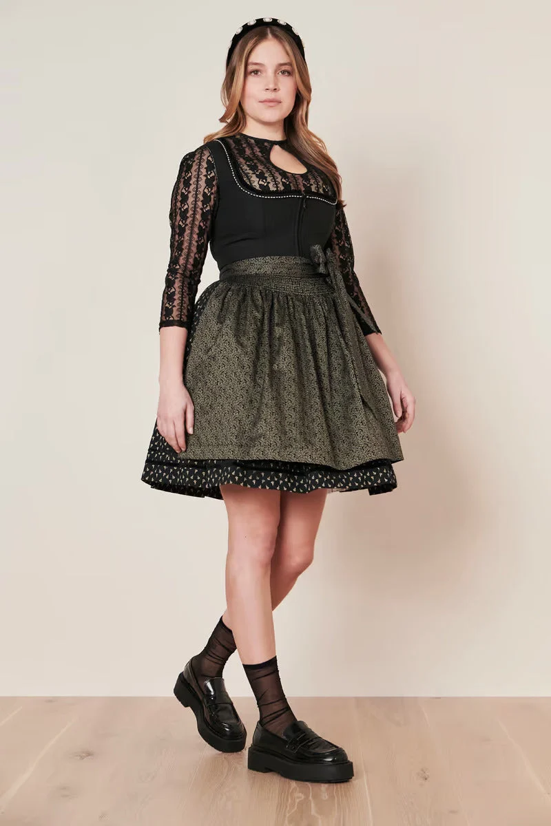Kruger Adalyn Mini Dirndl, Black — 50cm 2pc Set