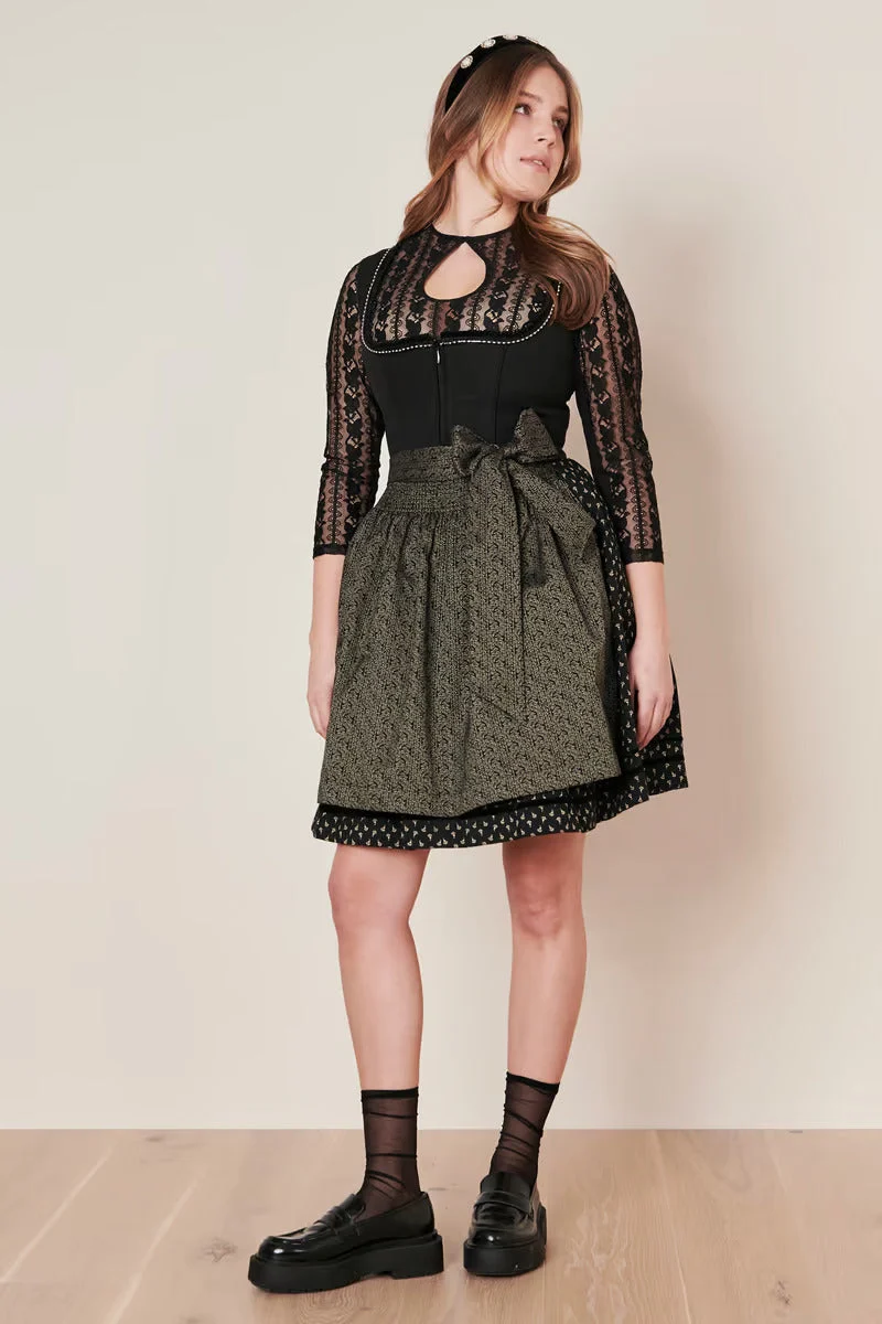 Kruger Adalyn Mini Dirndl, Black — 50cm 2pc Set