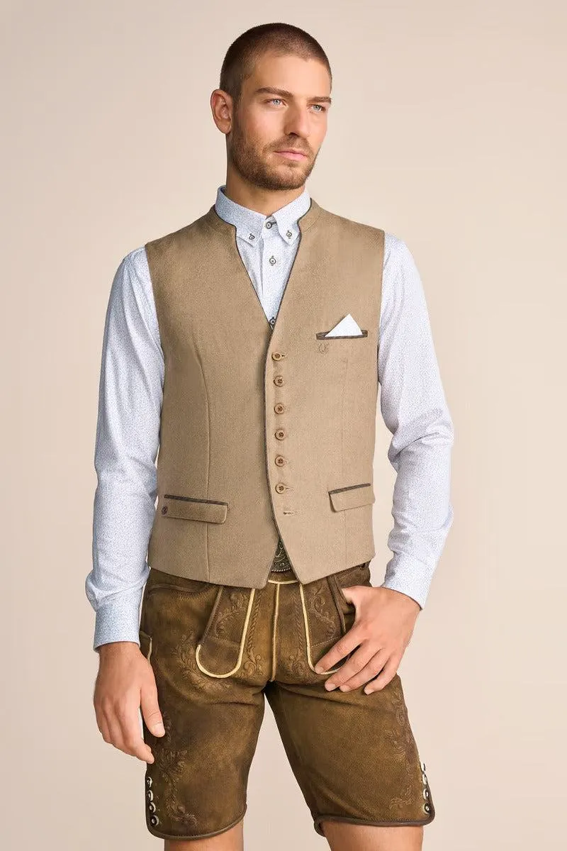 Kruger Traditional Vest "Livius" tan (54)