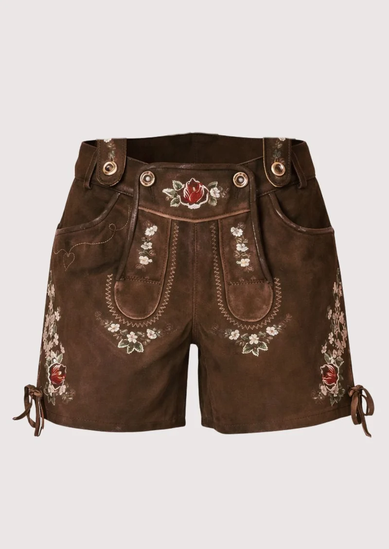 Brown Suede Women’s Lederhosen