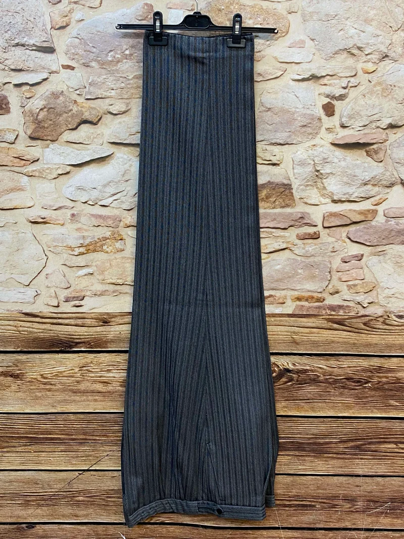 Vintage Stresemannhose grau-schwarz Herren Gr. 54