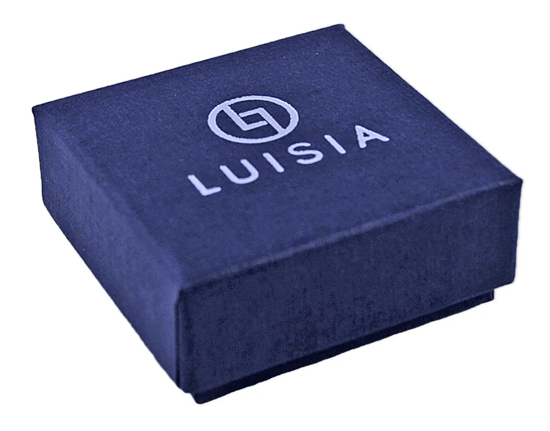 LUISIA® Halskette "Sinja" mit Premium Kristallen - 14 mm - Silber / Light Rose